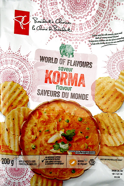 Picture of President's Choice World of Flavors Korma
